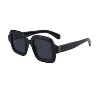 HPIRME Fashion Style Glasses Man Shape Uv400 Protection Woman Outdoor(Black Gray)