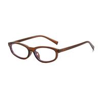 HPIRME Fashion Women Glasses Retro Shades Uv400 Men(Brown clear)