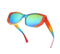 HPIRME Fashion Women Sunglasses Square for Men and Women Uv400 Resistant(B)