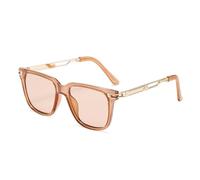 HPIRME Frame Metal Glasses Men Fashion Retro Uv400 Women Shades(44)