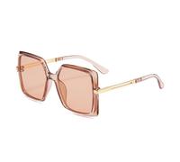 HPIRME Framed Retro and Uv-protective Women's Sunglasses(Beige)