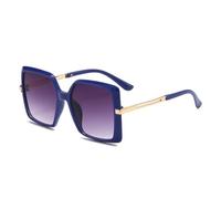 HPIRME Framed Retro and Uv-protective Women's Sunglasses(Blue)