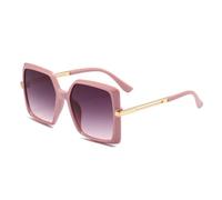 HPIRME Framed Retro and Uv-protective Women's Sunglasses(Pink)