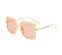 HPIRME Framed Retro and Uv-protective Women's Sunglasses(Yellow)