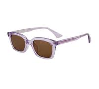 HPIRME Glasses Man Shape Uv400 Protection Women Driving(Purple Tea)