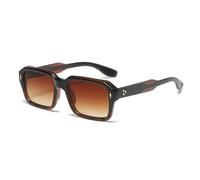 HPIRME Glasses Screen Men's Retro Rivet Fashion(Gradual brown)