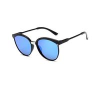 HPIRME Glasses Women Luxury Plastic Retro Outdoor(C6 Black-Blue)