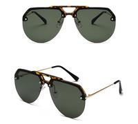 HPIRME Half-frame Glasses Hip-hop Men and Women's(3)