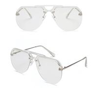 HPIRME Half-frame Glasses Hip-hop Men and Women's(5)