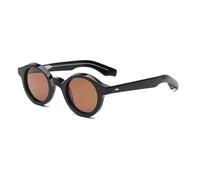 HPIRME Handmade Acetate Round Oval Polarized Sunglasses Men Women(1)