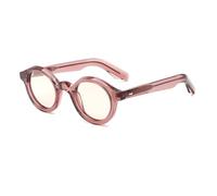 HPIRME Handmade Acetate Round Oval Polarized Sunglasses Men Women(3)