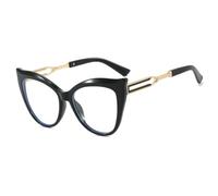 HPIRME Ladies Glasses Women Female Gradient Vintage Luxury Punk Shades Uv400(Black)