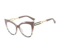HPIRME Ladies Glasses Women Female Gradient Vintage Luxury Punk Shades Uv400(Coffee)