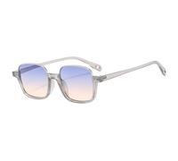 HPIRME Luxury Half Frame Sunglasses for Women Vintage Gradient Uv400 Men Retro Shade(Gray Yellow)