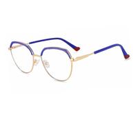 HPIRME Luxury Metal Frame Sunglasses Large Frame Cat Eye