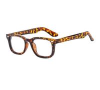 HPIRME Luxury Small Frame Glasses Women Rivet Men Vintage Punk Uv400(Leopard)