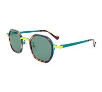 HPIRME Luxury Sunglasses for Women Men Polarized Uv400 Protection Geometric Frame Acetate Metal(C2)