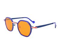 HPIRME Luxury Sunglasses for Women Men Polarized Uv400 Protection Geometric Frame Acetate Metal(C3)