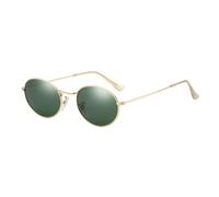 HPIRME Luxury Vintage Mirror Glasses Women/men Round Outdoor Fishing Uv400(SHL3547-C6)