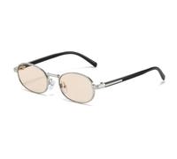 HPIRME Luxury Vintage Small Oval Frame Sunglasses Ladies Uv400