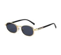 HPIRME Luxury Vintage Small Oval Frame Sunglasses Ladies Uv400