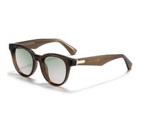 HPIRME Men Polarized Sunglasses Acetate Round Frames Women Outdoor Uv400