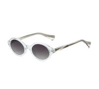 HPIRME Metal Core Oval Sunglasses(Transparent)