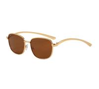 HPIRME Metal Sunglasses Retro Style(deep tea)
