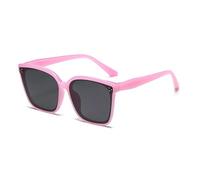 HPIRME Oversize Glasses Woman Vintage Female Big Frame Gradient Shades(pink)