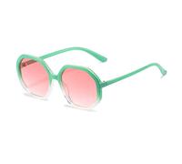 HPIRME Oversized Irregular Glasses Polygonal Octagonal Glasses Lenses Outdoor Sports Eyewear Ladies Shade Uv400(6)