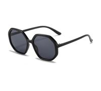 HPIRME Oversized Irregular Glasses Polygonal Octagonal Glasses Lenses Outdoor Sports Eyewear Ladies Shade Uv400(2)