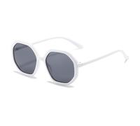 HPIRME Oversized Irregular Glasses Polygonal Octagonal Glasses Lenses Outdoor Sports Eyewear Ladies Shade Uv400(9)