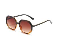 HPIRME Oversized Irregular Glasses Polygonal Octagonal Glasses Lenses Outdoor Sports Eyewear Ladies Shade Uv400(3)