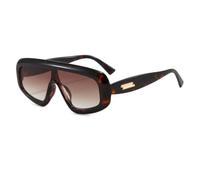 HPIRME Oversized One Piece Shield Sunglasses for Women Fashion One Piece Gradient Uv400(leopard)