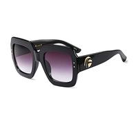 HPIRME Oversized Square Sunglasses Women Sun Glasses Female Vintage Shades Eyewear,3,one size