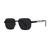 HPIRME Polarized Sunglasses Polygonal Women's(black)