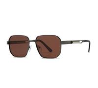 HPIRME Polarized Sunglasses Polygonal Women's(Burgundy)