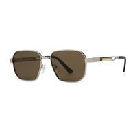 HPIRME Polarized Sunglasses Polygonal Women's(Coffee)