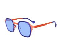 HPIRME Polarized Uv400 Sunglasses for Women Men with Retro Anti Scratch Lightweight Thin Frame(C3)