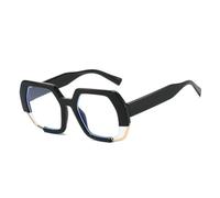HPIRME Polygon Sunglasses Women Fashion Gradient Shades Uv400 Men Clear Lens Frame(Black clear)