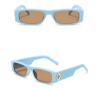 HPIRME Rectangle Sunglasses Women Small Square Frame Vintage Sun Glasses Men Shades Retro UV400,22041 C5,one size