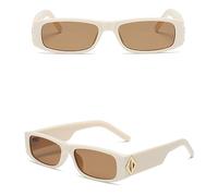 HPIRME Rectangle Sunglasses Women Small Square Frame Vintage Sun Glasses Men Shades Retro UV400,22041 C6,one size