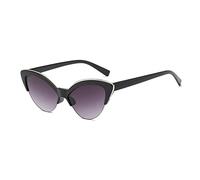 HPIRME Red Cateye Glasses for Women Vintage Gradient Ladies Eyewear Female Cat Eye Sunglasses,1,one size