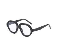 HPIRME Retro Fashion Oversize Glasses Women Men Vintage Uv400 Outdoor Shades(Black Clear)