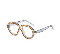 HPIRME Retro Fashion Oversize Glasses Women Men Vintage Uv400 Outdoor Shades(Floral Clear)
