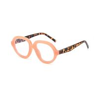 HPIRME Retro Fashion Oversize Glasses Women Men Vintage Uv400 Outdoor Shades(Pink Clear)