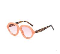 HPIRME Retro Fashion Oversize Glasses Women Men Vintage Uv400 Outdoor Shades(Pink Pink)