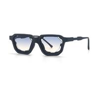 HPIRME Retro Fashion Punk Glasses Women Men Party Vintage Uv400 Outdoor Hip Hop Shades(Black Blue Brown)