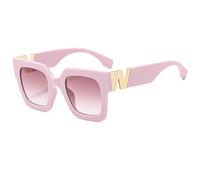 HPIRME Retro Luxury Glasses Women Men Fashion Gradient Vintage Shades Metal Decorate(15)