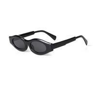 HPIRME Retro Narrow Oval Glasses Women Men Vintage Frame Shades Uv400 Female(1)